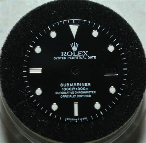 how to change dial on rolex submariner|rolex submariner aftermarket dial.